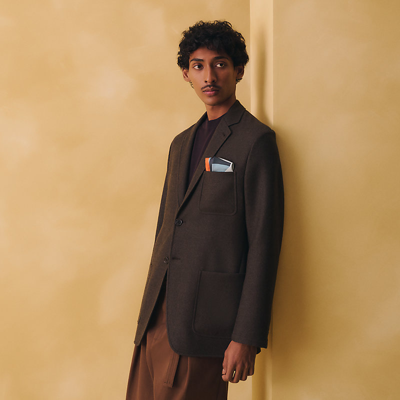 ポケットチーフ 《イル・ドゥ・ウェッサン》 | Hermès - エルメス-公式